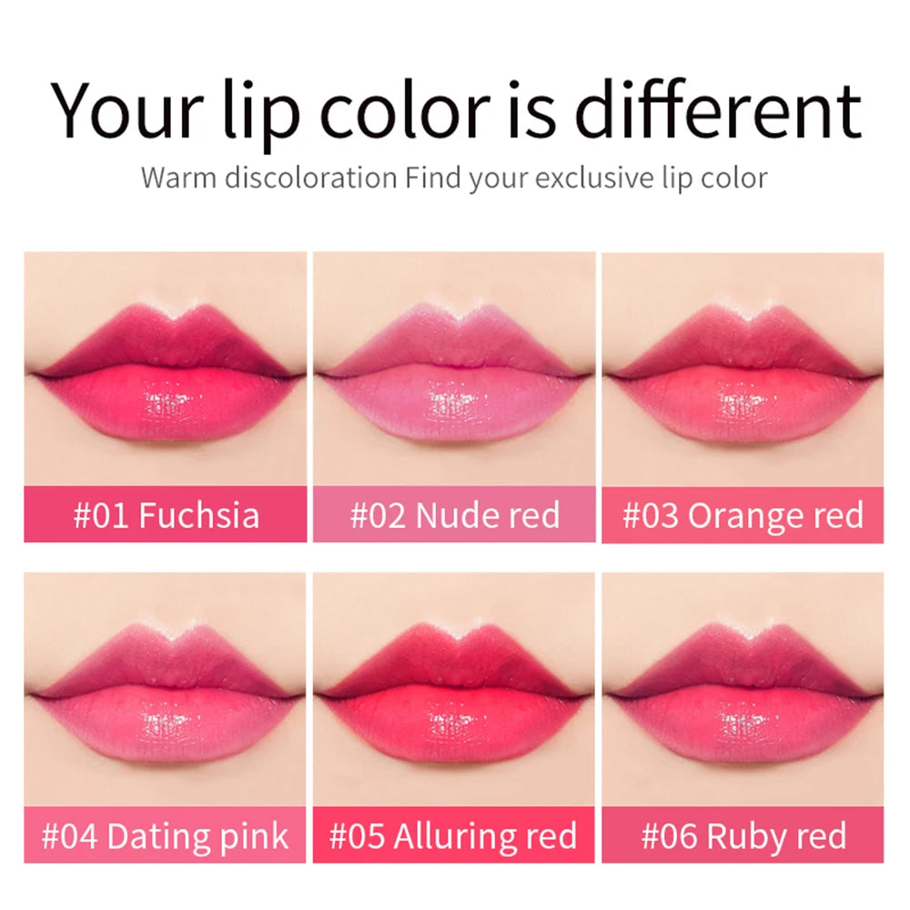 VIBELY New 5 Color Color Mood Changing Lip Balm Natural Aloe Vera Lipstick Long Lasting Moisturizing Makeup Cosmetics for Women