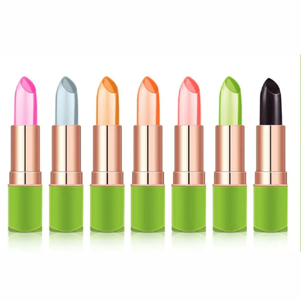 VIBELY New 5 Color Color Mood Changing Lip Balm Natural Aloe Vera Lipstick Long Lasting Moisturizing Makeup Cosmetics for Women