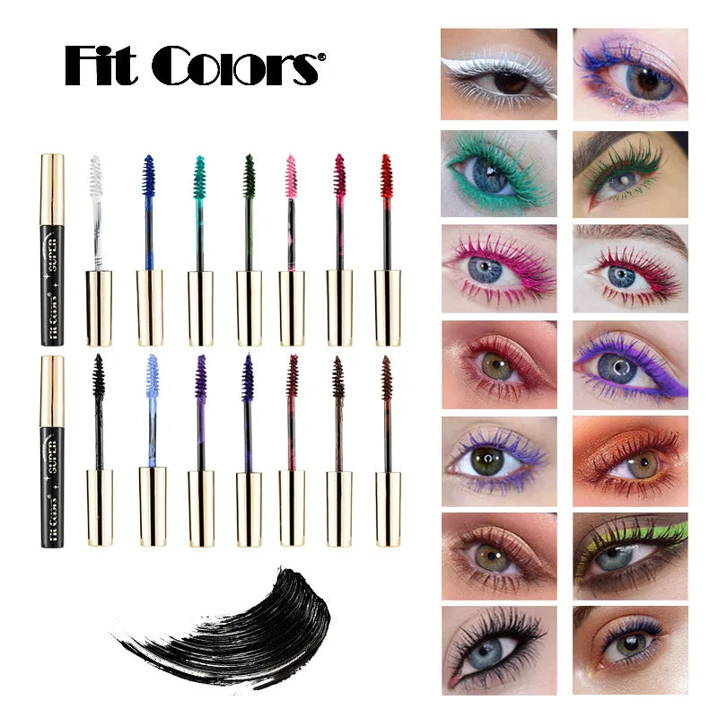 13 Colour Volume Mascara. Long Lasting. Styling. Waterproof and Quick Dry