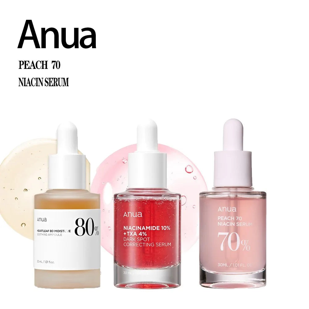 Korean Genuine Anua Skin Care Products Toner Makeup Remover Essence Diminishes Fine Lines Niacinamide Essence Cleanser Korean Genuine