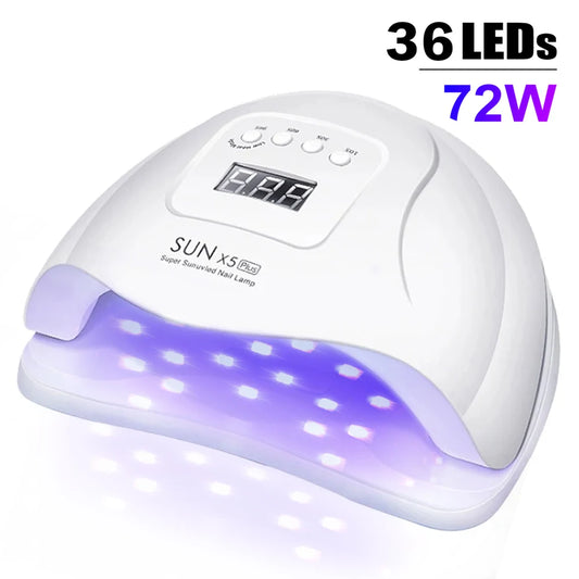 Nail Dryer LED Nail Lamp UV Lamp for Curing All Gel Nail Polish With Motion Sensing Manicure Pedicure Salon Tool