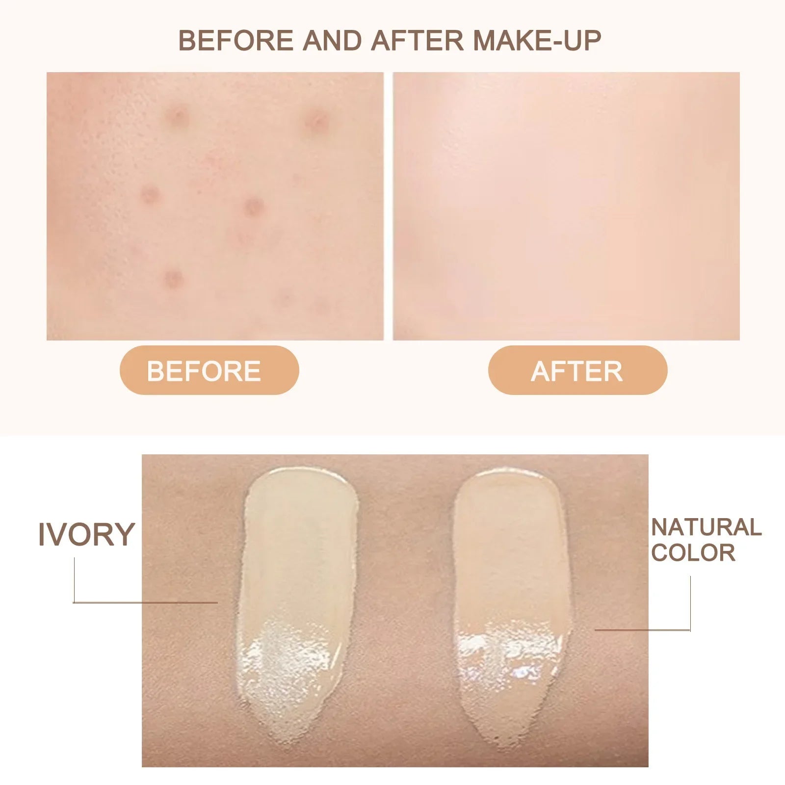 Make Magic Foundation Mushroom Head Air Cushion CC Cream Face Concealer Moisturizing Waterproof Foundation Base Makeup Cosmetics