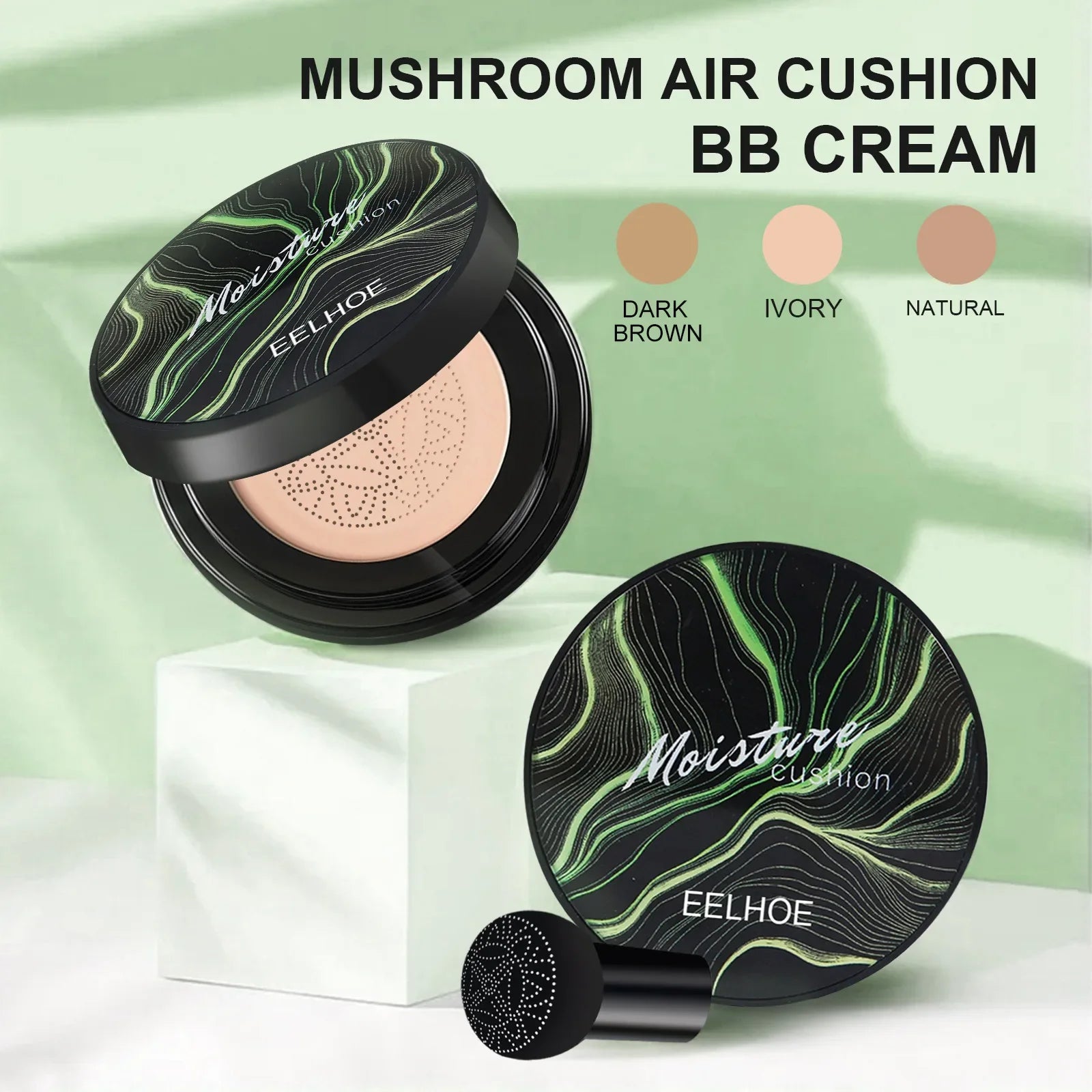 Make Magic Foundation Mushroom Head Air Cushion CC Cream Face Concealer Moisturizing Waterproof Foundation Base Makeup Cosmetics