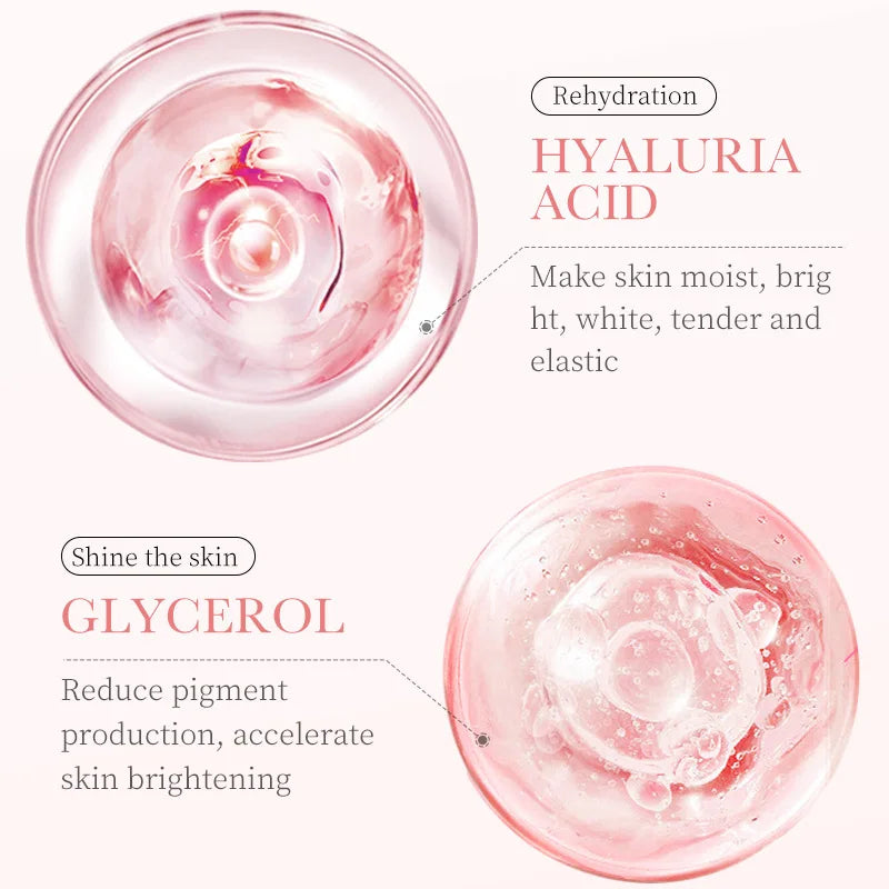 BIOAQUA Rose Hyaluronic Acid Facial Cleanser Face Wash Foam skincare