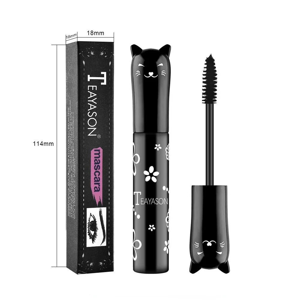 6 Color Waterproof Fast Drycara Mascara Curls Extension Non-smudge Mascara Blue Pink Purple Black White Coffee Ink Mascara