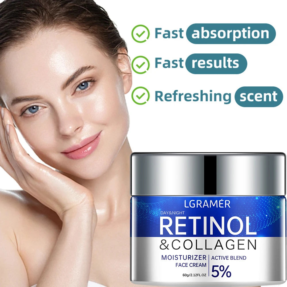 Retinol Wrinkle Removing Cream. Anti-Aging. Firming Lifting. Fade Fine Lines. Whitening Moisturizing. Brightening Skin Care Cosmetic