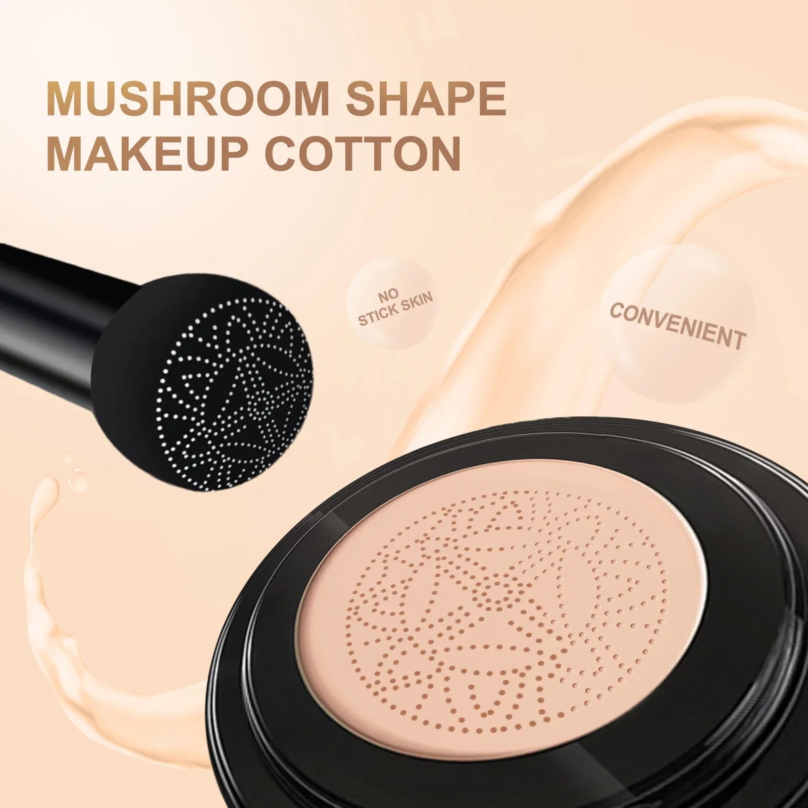 Make Magic Foundation Mushroom Head Air Cushion CC Cream Face Concealer Moisturizing Waterproof Foundation Base Makeup Cosmetics