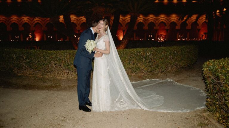 This Designer Bride Made All Her Own Dresses – And Her Handbag! – For Her Palermo Wedding