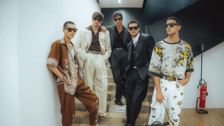 The Best Backstage Photos From Dolce & Gabbana, Thom Browne, and Giorgio Armani at the Spring 2027 Menswear Shows