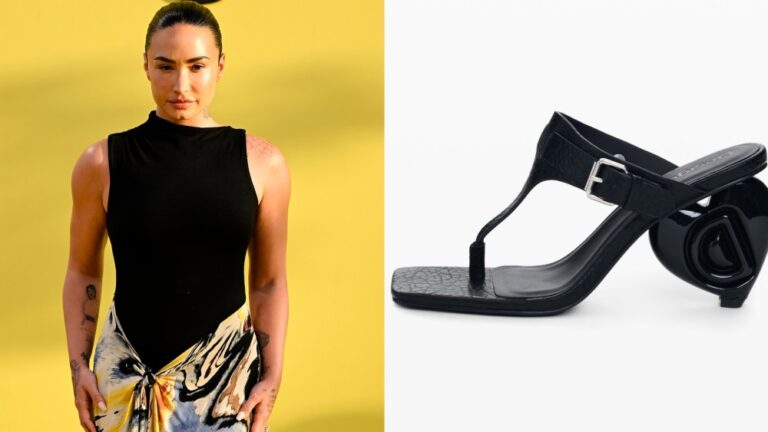 Demi Lovato Kicks Off Euro Summer In Desigual Thong Sandals in Ibiza