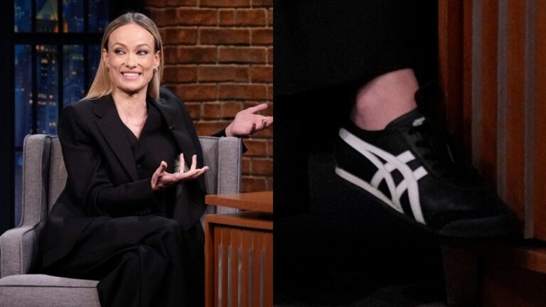 Olivia Wilde’s Low-profile Black and White Sneakers Are a Must-have