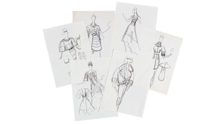 Sotheby’s in Paris to Auction 1,000 Karl Lagerfeld Sketches