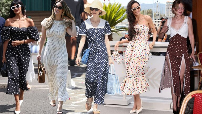 How to Style the Polka-Dot Dress for Summer, Inspired by Celebrities