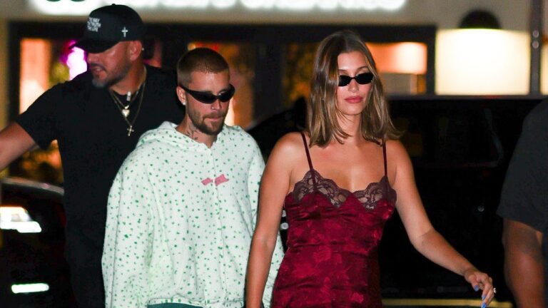 Hailey Bieber and Justin Bieber Stick to Their Opposites Attract Couple Style