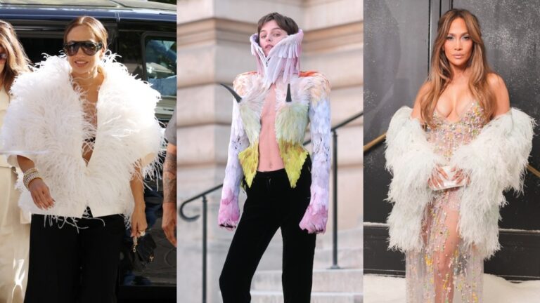 Feathers Were Trending Among Celebrities at Paris Couture Week 2026