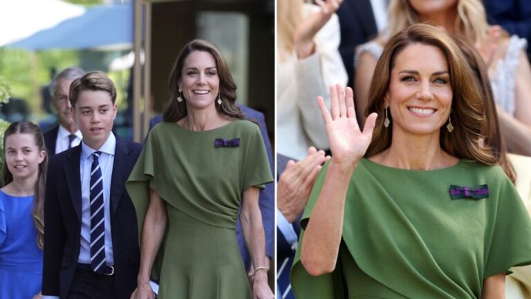 Kate Middleton Matches Wimbledon’s Colors for Jannik Sinner’s Win