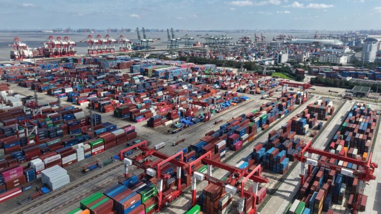 China’s Port Congestion Faces Fresh Test as Typhoon Bavi Approaches