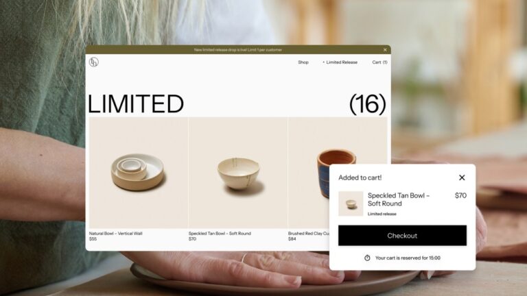 How Squarespace Is Helping Brands Master Limited Product Drops
