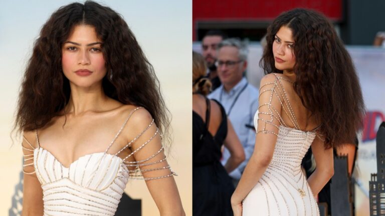 Zendaya Wears Tamara Ralph Couture at ‘Spider-Man’ London Premiere