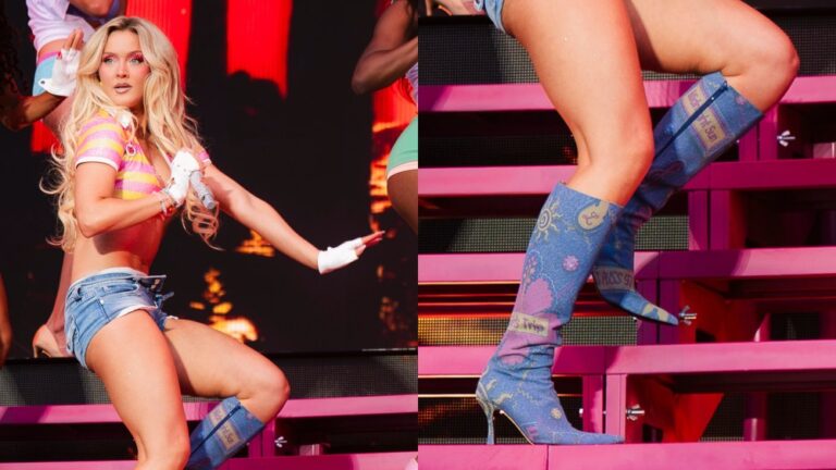 Zara Larsson’s Custom Lollapalooza Boots Had Hidden Music Nods