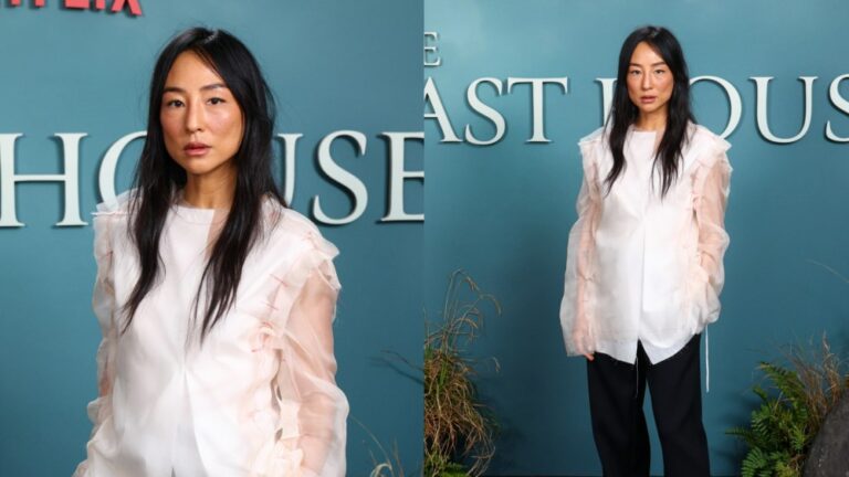 Greta Lee Goes Semi-Sheer in The Row for ‘The Last House’ Photo Call